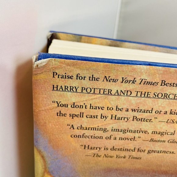 Harry Potter and the Chamber of Secrets Vintage Hardcover PRINT ERRORS & TYPOS - Picture 7 of 12